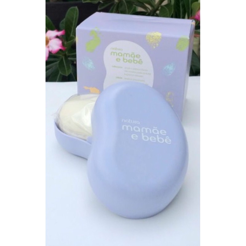 Sabonete Mamae E Bebe Relaxante Com Saboneteira Shopee Brasil