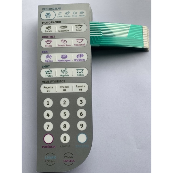 Membrana Teclado Microondas Eletrolux Mef41y