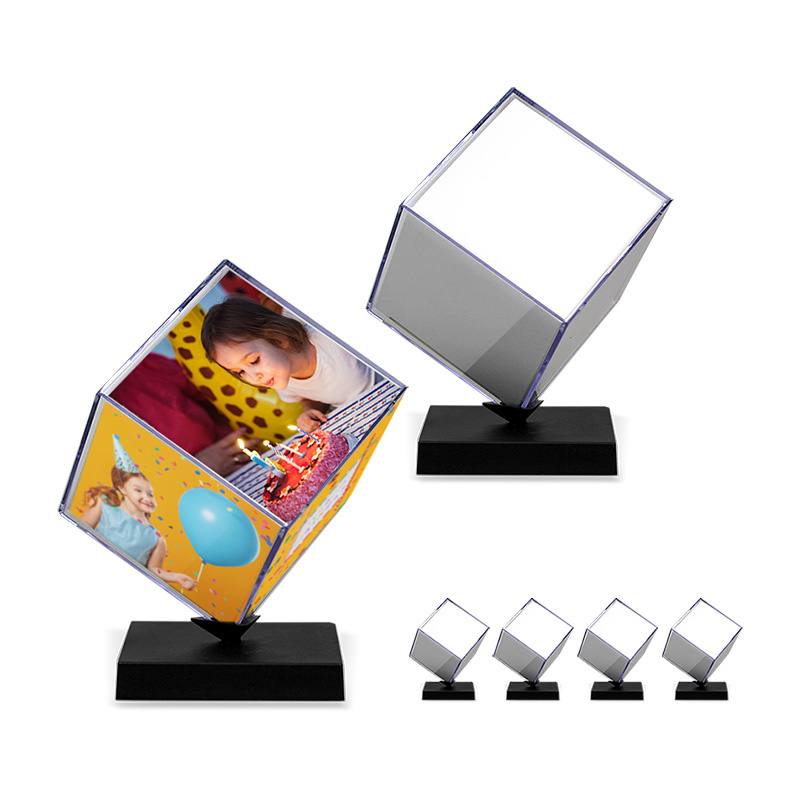 Foto Cubo Giratório Mini de Acrílico -  5 unidades