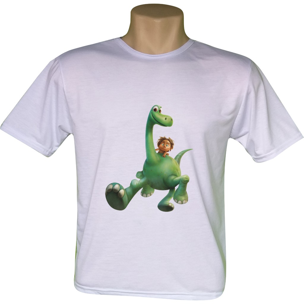 Blusa Camisa Estampada Infantil Personalizada O Bom Dinossauro