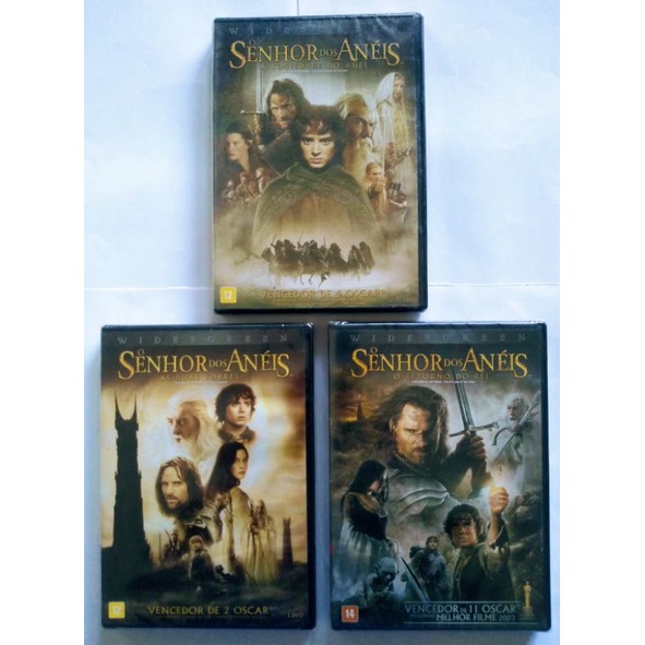 Dvd O Senhor dos Anéis - A Trilogia - Lacrado e Original. (RARIDADE)