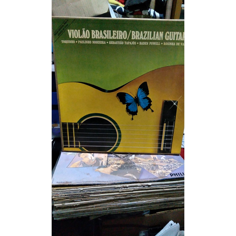 LPs Violão Brasileiro(1980) Polygram 3 Discos Toquinho Baden Powell Rosinha de Valença Sebastião Tapajós Paulinho Nogueira