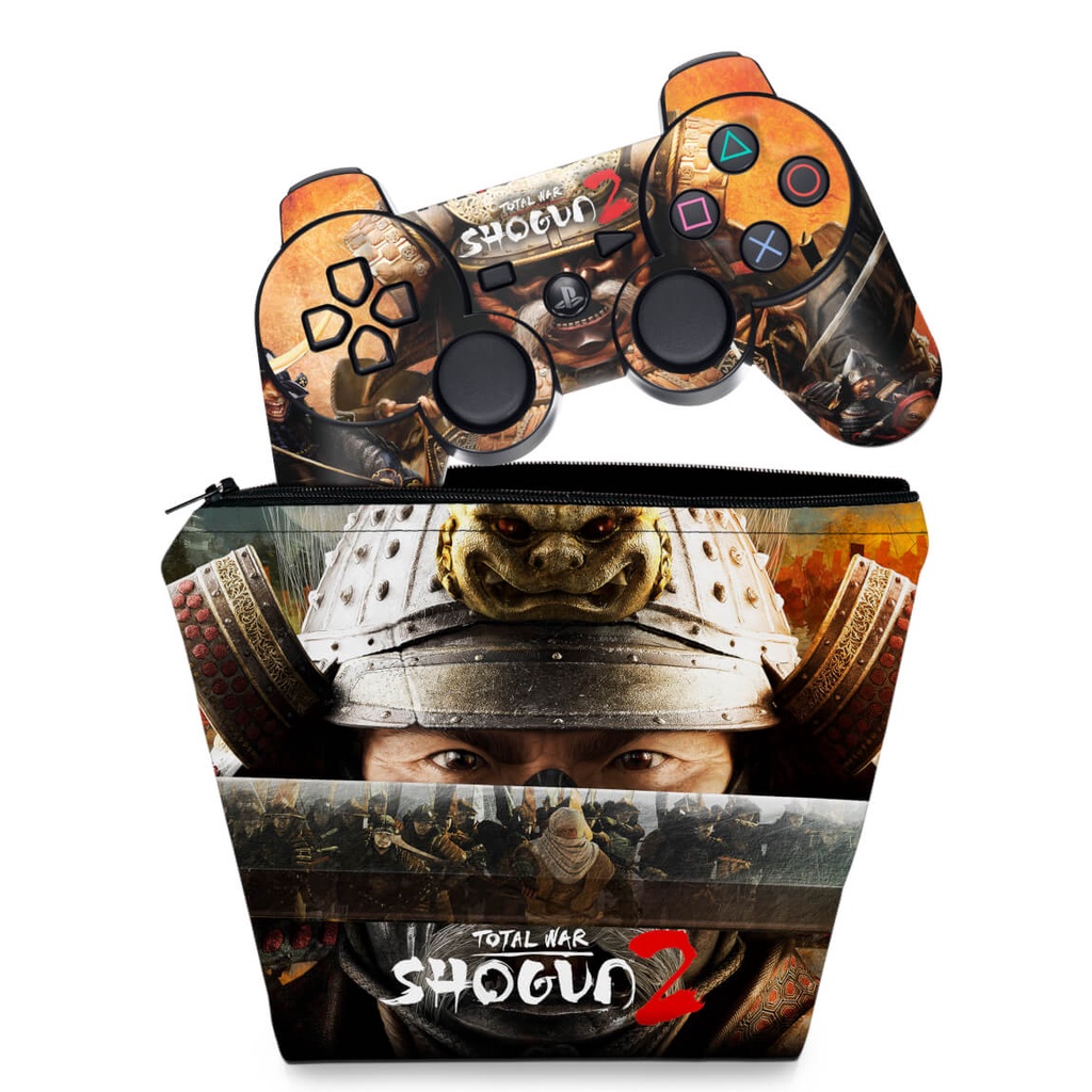 Capa Case e Skin PS3 Controle - Shogun 2 Total War