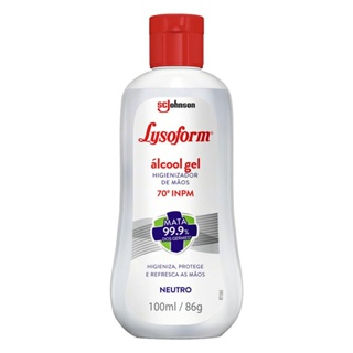 Álcool em Gel Lysoform Higienizador para as Mãos Neutro 100ml em Oferta na Shopee