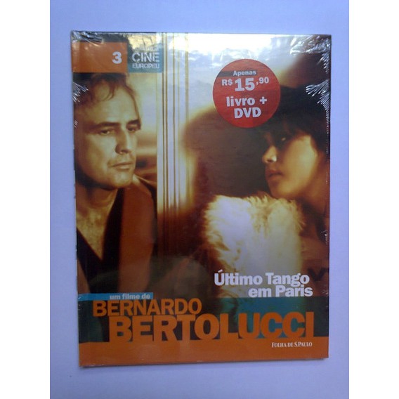 Dvd +livro O Último Tango Em Paris - Lacrado - Col. Folha - Ag25