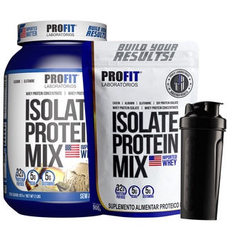 Kit Isolate Protein Mix Pote Refil e Shakeira Profit Labs