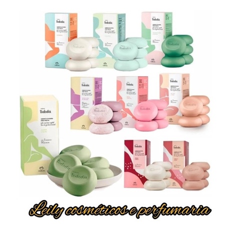 Caixa De Sabonetes Natura Todo Dia Kit Com 9 Cxs Sortidas