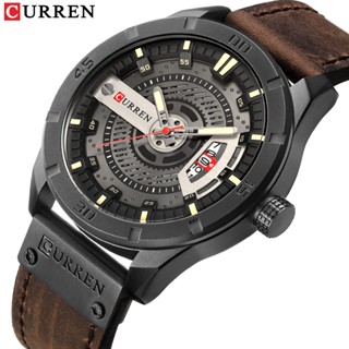 CURREN Men Watches Fashion Casual Military Quartz Sports Waterproof 8301X em Oferta na Shopee
