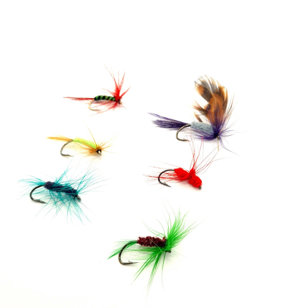 kit Isca Artificial Mosca Pesca Fly Tilapia Lambari - 12un