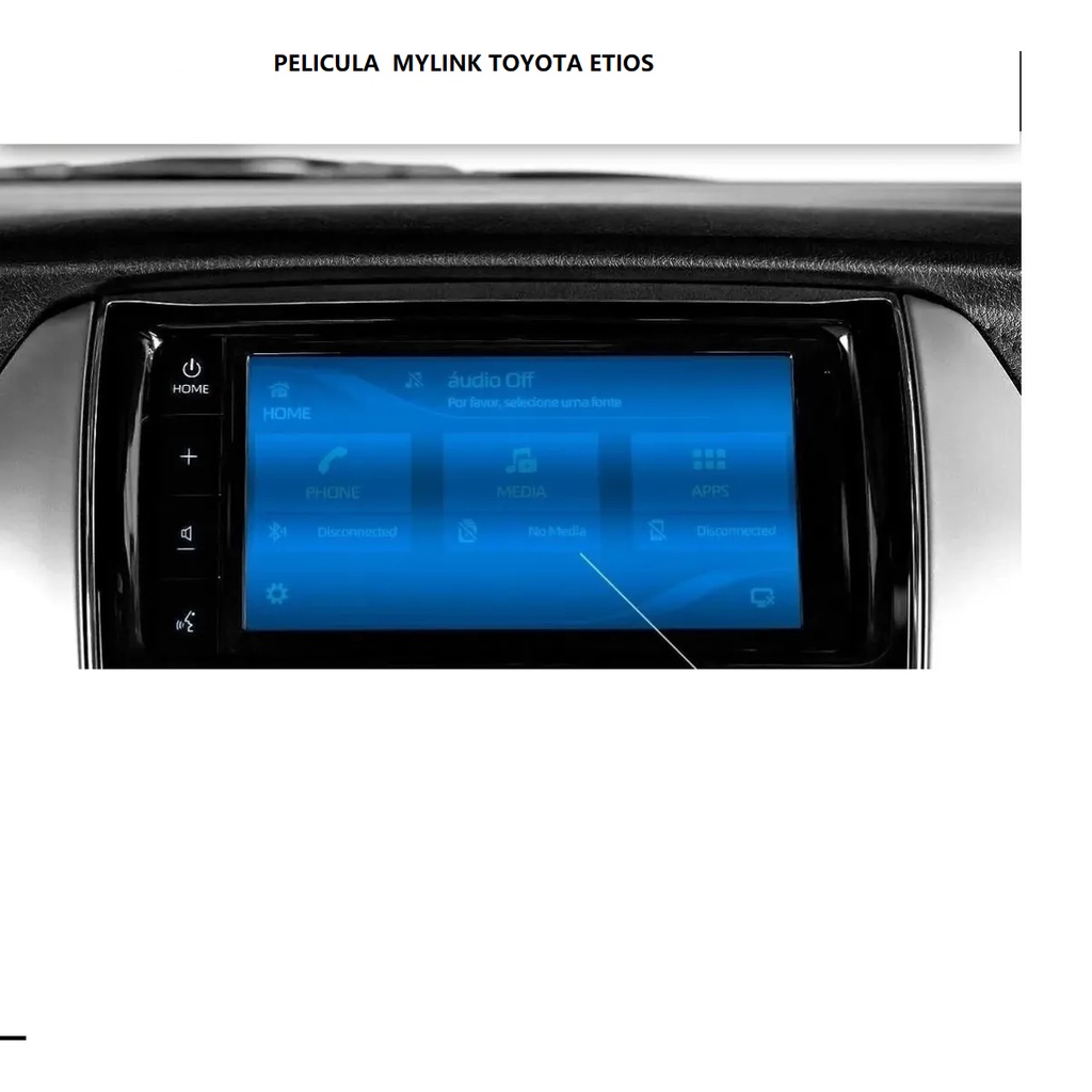 Película De Proteção Multimídia Toyota Etios