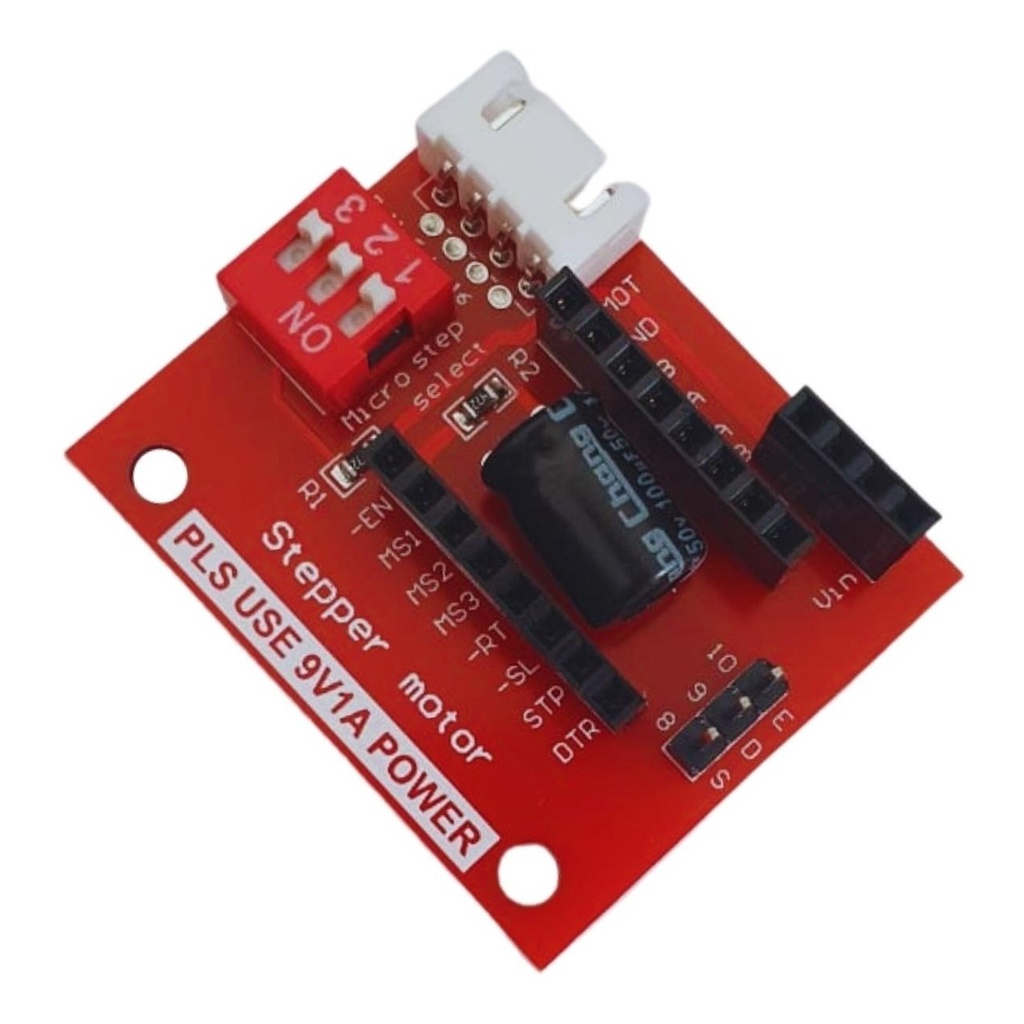 Modulo Shield Stepper Motor Arduino para Driver A4988 ou DRV8825 Ideal para Impressora 3D