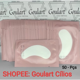 KIT 50 - Hidrogel Para De Extensão Para Cílios Sob Olho Gel Pad Patch Adesivo Fita Cores - Hidro Gel - Pads
