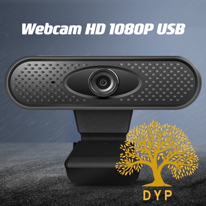 1080P FHD Câmera Webcam Web Com Microfone  embutido Para Computador/ Pc Portátil Skype Msn em Oferta na Shopee