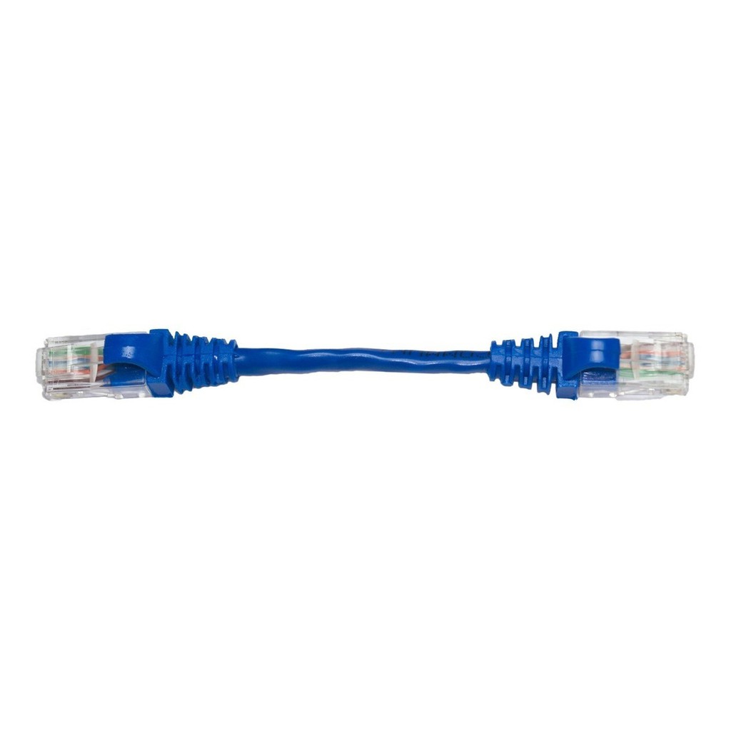 Kit 10 Un. Cabo Rede Cat5e Utp Conector Rj45  10cm Com Capa