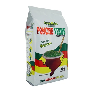 Erva Mate Ponche Verde Moída Grossa Chimarrão 2 Kg