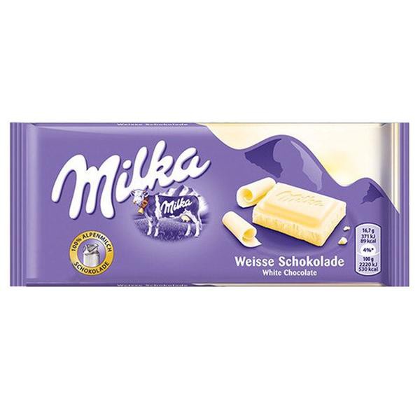 Barra De Chocolate Branco 100g - Milka