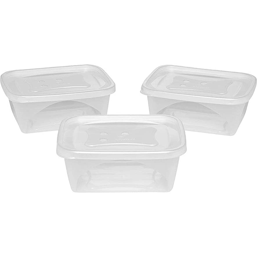 Pote Retangular Multiuso Com Tampa Individual Jaguar 750ML