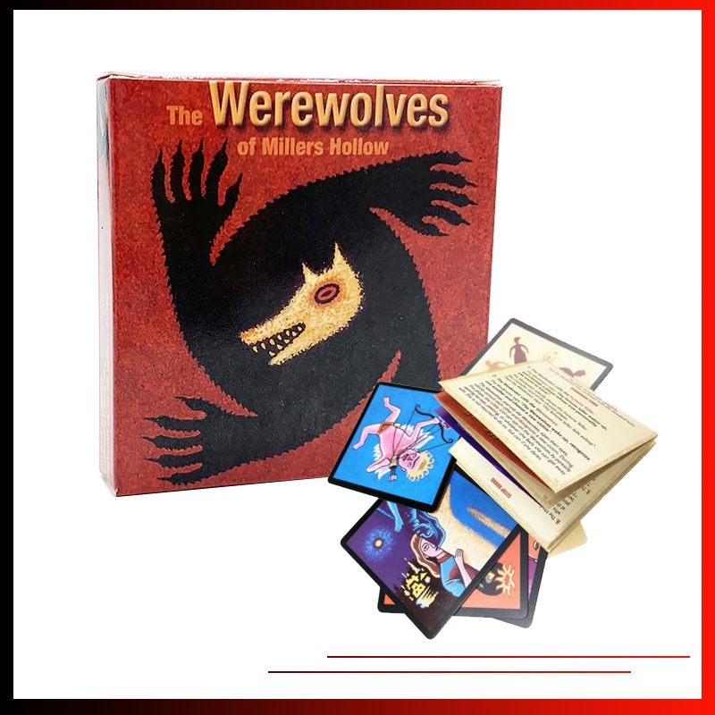 【 Ready Stock 】 Werewolves De Millers Hollow Multiplayer Jogo De Festa De Cartas