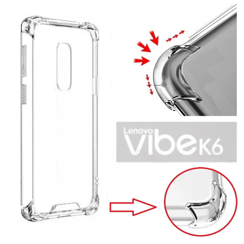 Capa Anti Impacto Para LENOVO VIBE K6 Tela 5.0 Capinha Película
