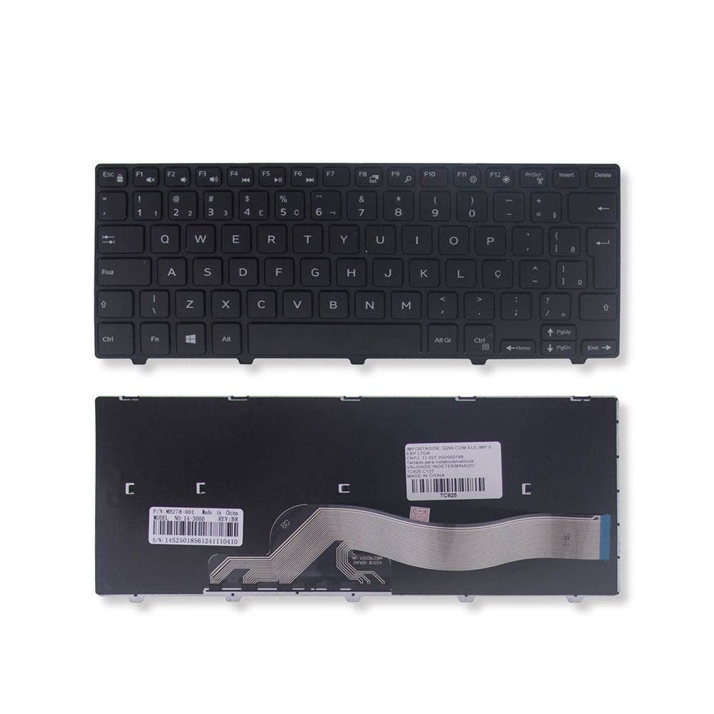 Teclado Dell Inspiron 14 3451 3458 3443 3442 3441 5447 5448 5458 3442  P49g P64g P76g novo idioma Br
