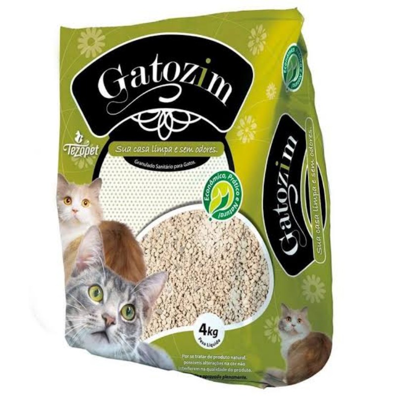 Areia para Gato Gatozim 20 Kg (5 sacos de 4 Kg)