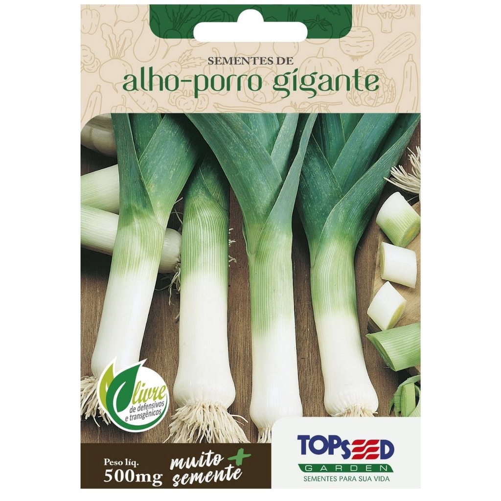 Sementes Alho Porro (Gigante) TOPSEED
