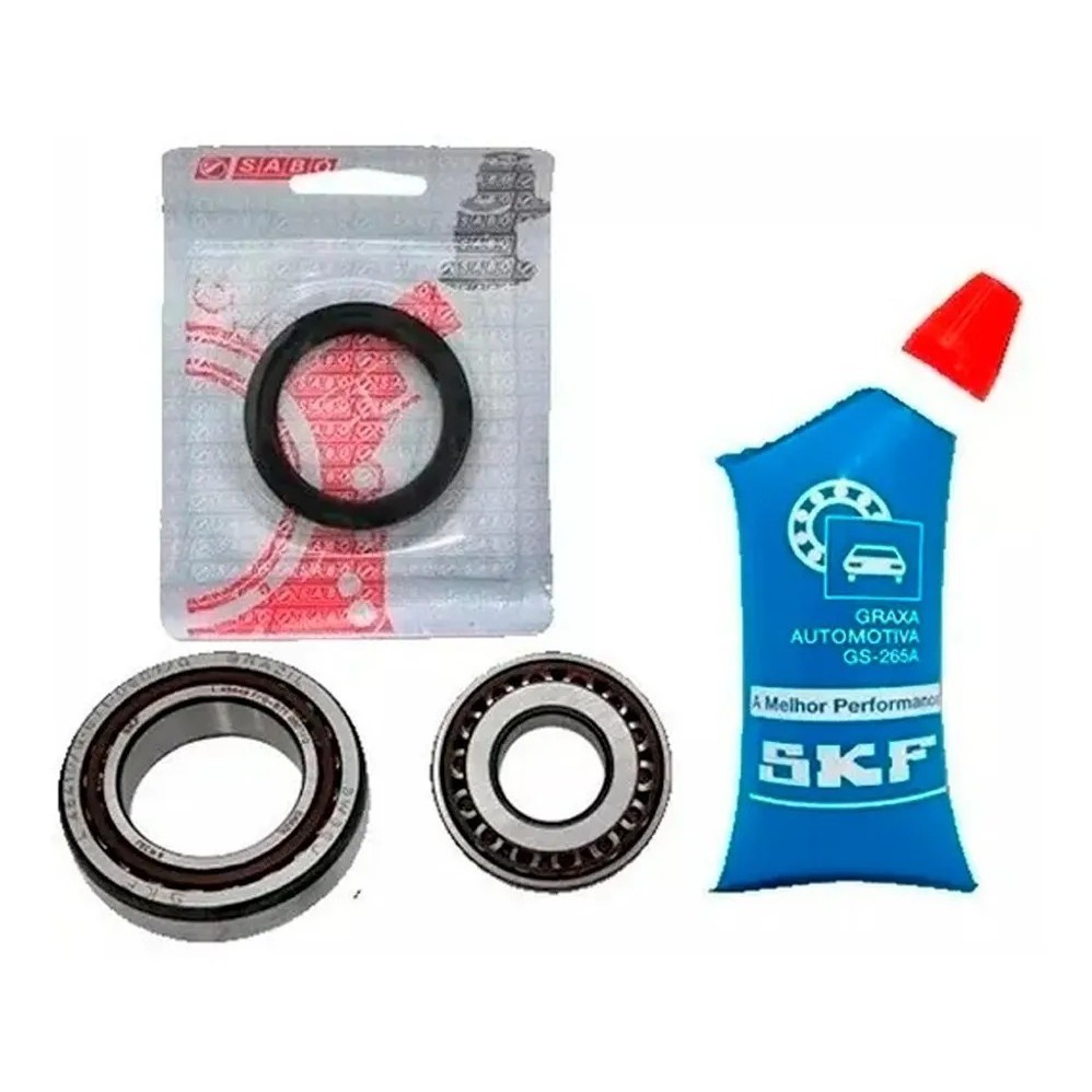 Kit Rolamento Roda Dianteira-(1 Lado) Fusca 1300l 15001600 Brasilia Variant TL SKF