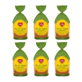 Kit 6 Pão de Forma Multigrãos Sem Glúten 200g Schar