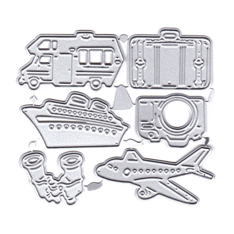 Molde Corte Metal Para Viagem blg , Ferramenta Gravação Estêncil , Cartões , Álbum em Oferta na Shopee