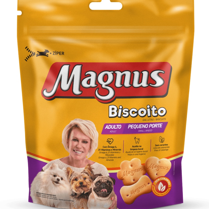 Petiscos Biscoito Magnus para Cães Raças Pequenas - 1kg Pet