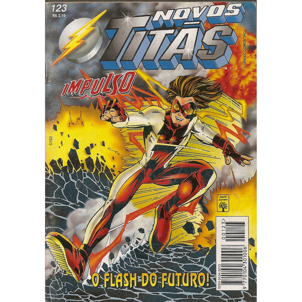 Hq Novos Titàs Nº 123 - Detonador... Estragos Feitos