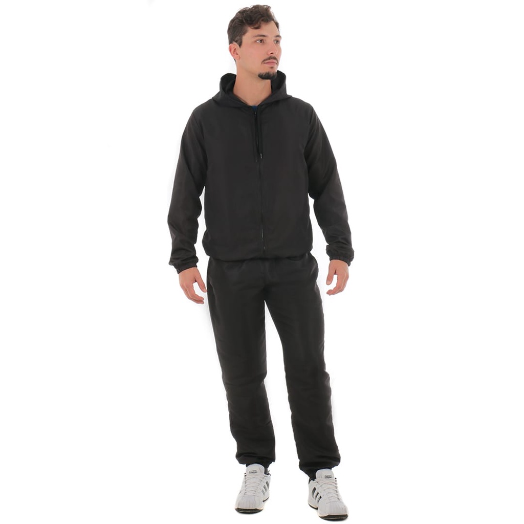 Kit Conjunto Blusa Corta vento +Calça Tectel Unissex