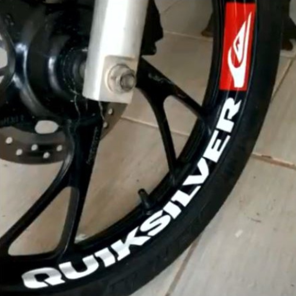 Adesivo Quiksilver Roda de Moto 31x3 em Oferta na Shopee