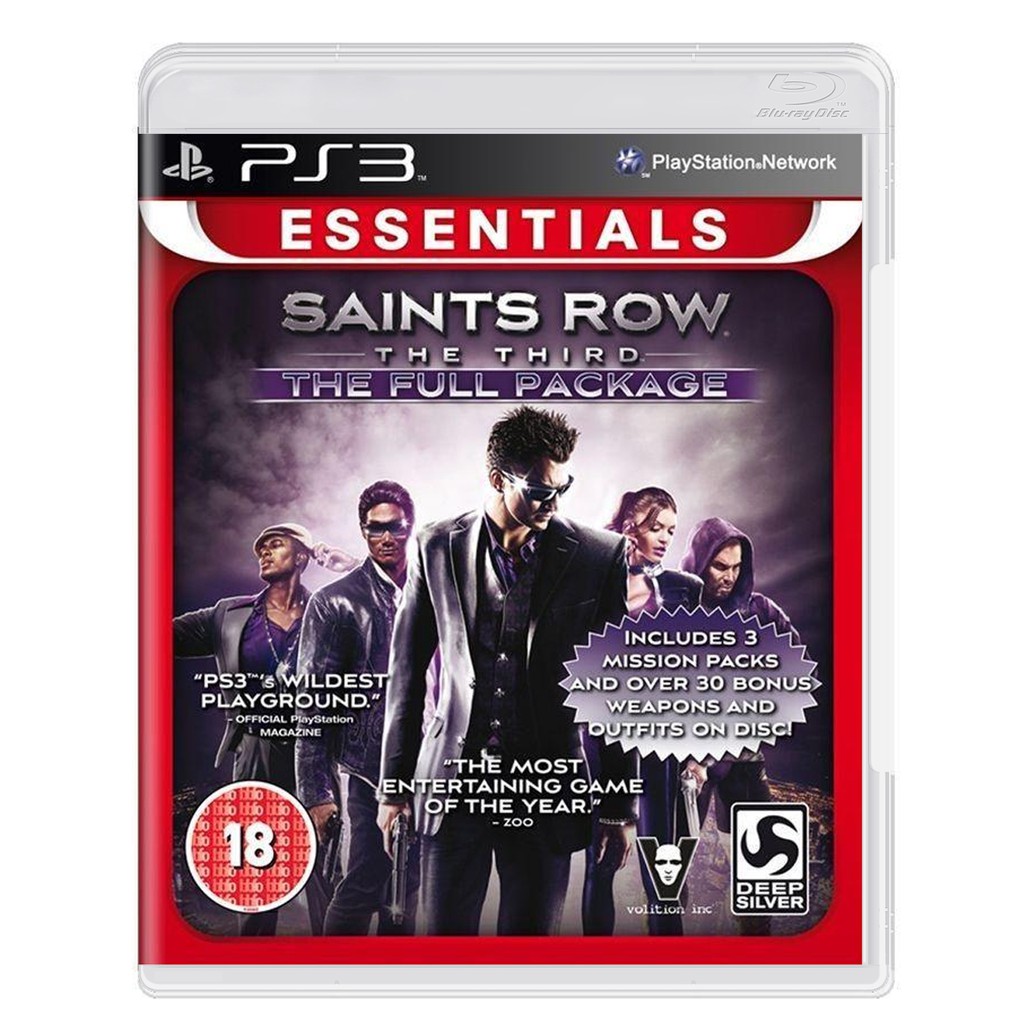 Saints row third full package. Saints row: the third [ps3]. ps3 essential collection.