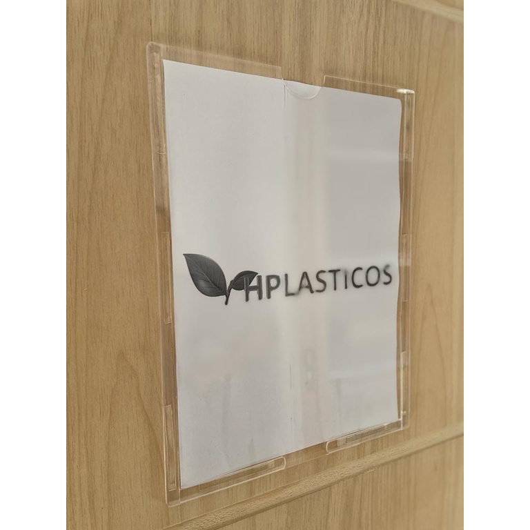 Display Em Acrilico De Parede Porta Folha A4 Com Fita 1 Und Shopee Brasil 9649