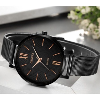 Relógio feminino de pulso fashion Black moderno