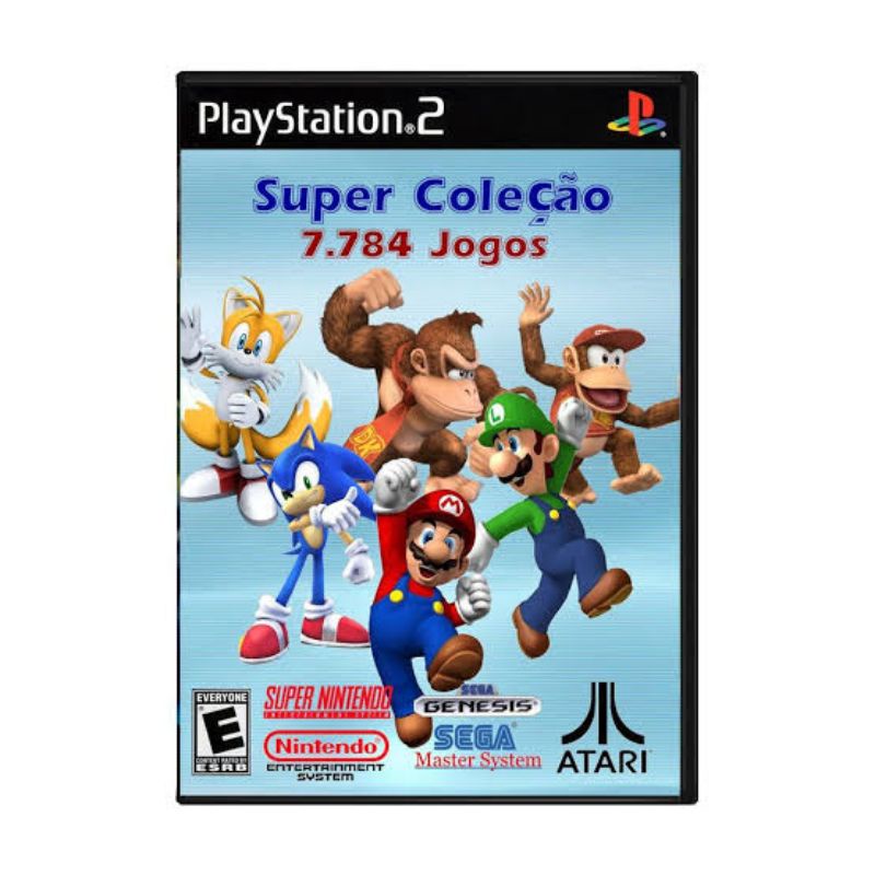 Coleção Super Nintendo 7.784 jogos para Playstation 2 | Shopee Brasil