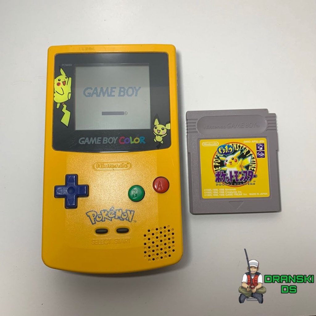 Game Boy Color Pikachu Edition Original + Pokemon Yellow Original