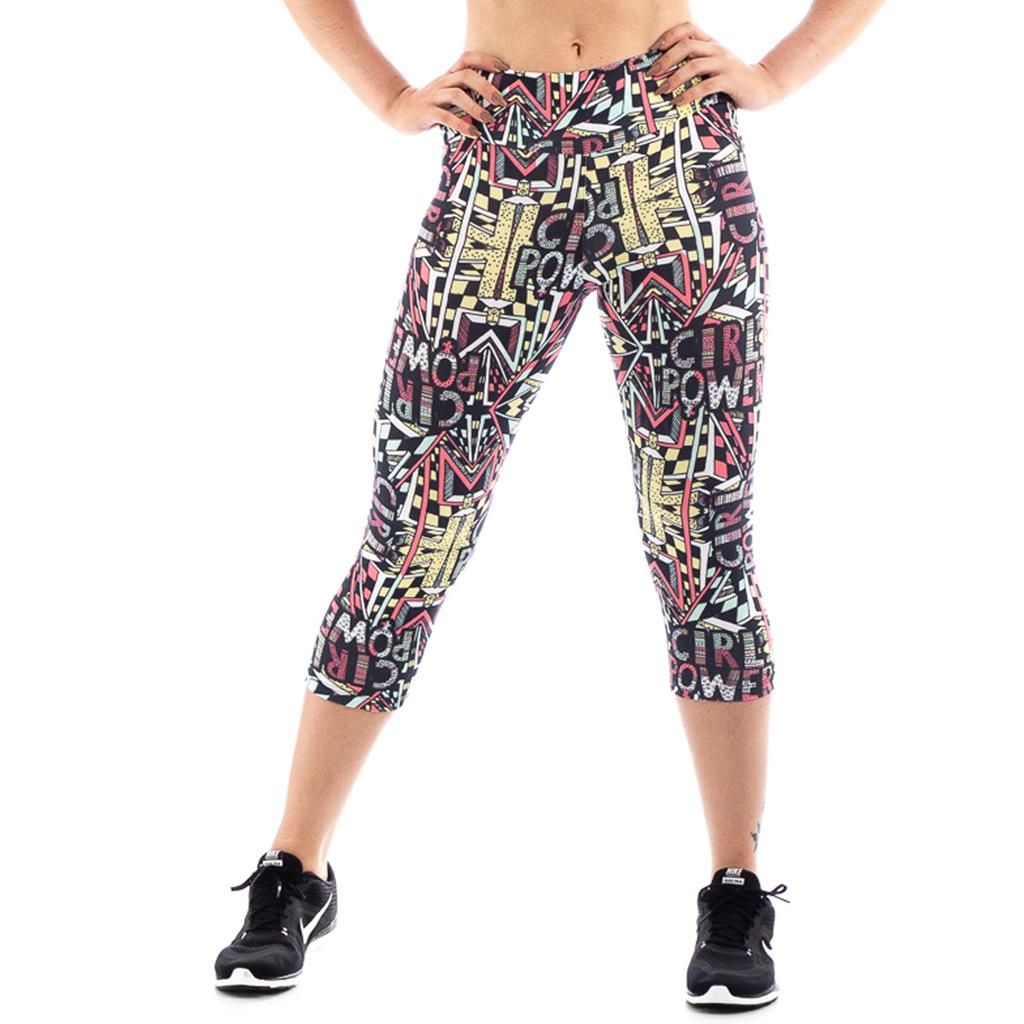 Calca Legging Corsario Suplex Estampada Fitness Academia