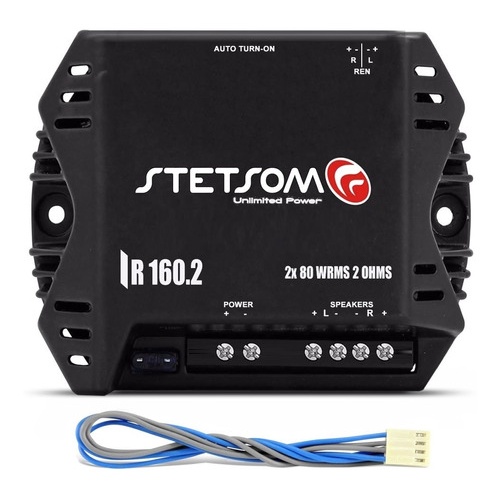 Detalhes do Módulo Stetsom Para Som De Carro Interno 160w Rms 2 Canais