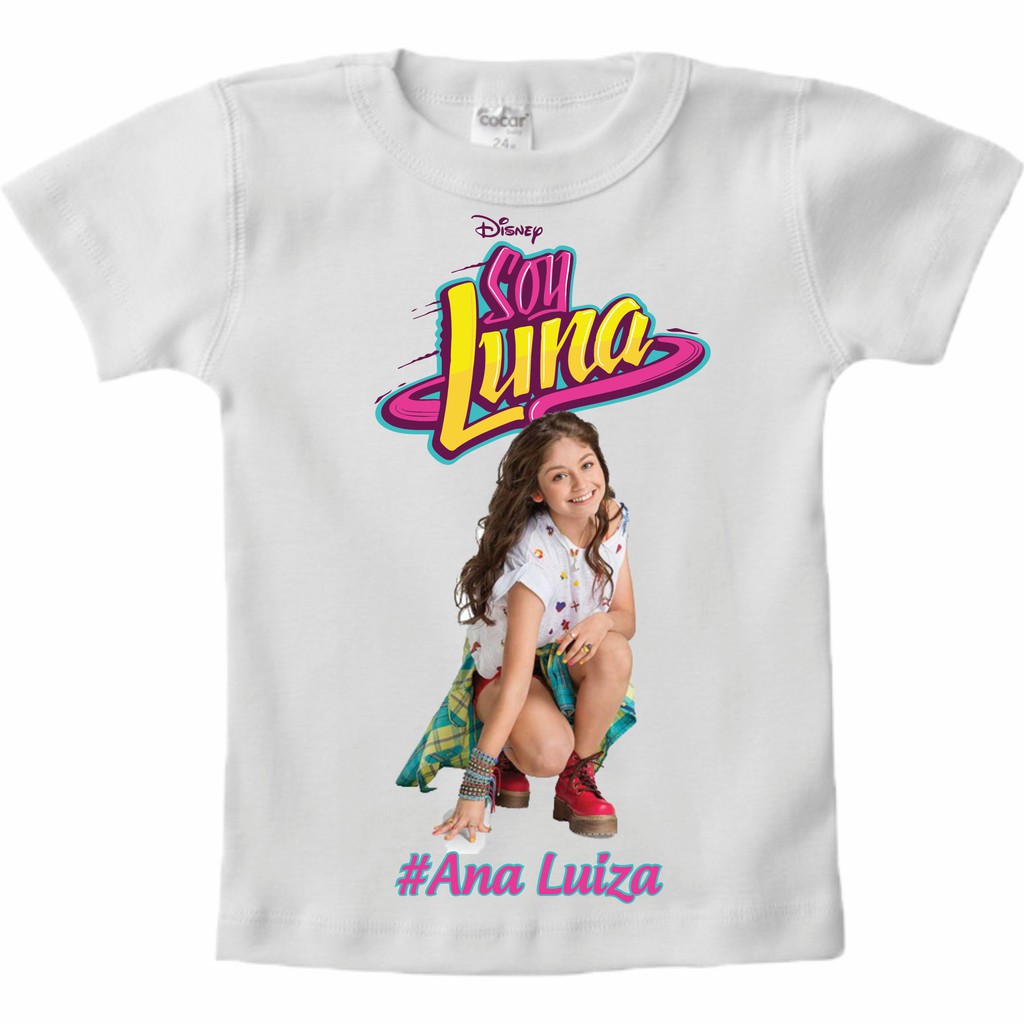 Camiseta Sou Luna Séries de Tv Infantil Menina