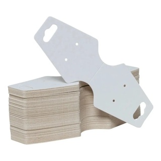 100 Peças Tag Cartela Para Corrente, Pulseira/brinco Gravatinha em Oferta na Shopee