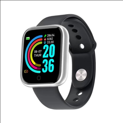 Smartwatch Relógio Inteligente D20 y68 Pro Android/ios SILVER