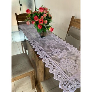 CAMINHO DE MESA DECORAÇÃO RENDA 1,48m x 0,38cm