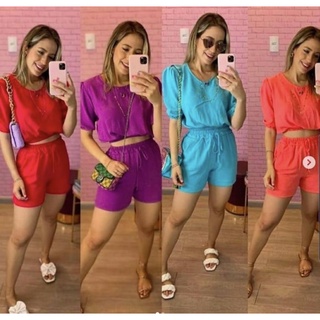 conjunto duna manga princesa com short