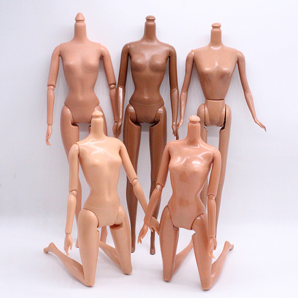 Corpo De Boneca Africano 5 30 cm / 11 / 13 / 20 Articulações Corpo Boneca Pele Negra Da Pele Negra Brinquedos Para Crianças