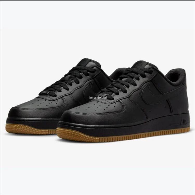 Nike air force store cano baixo preto