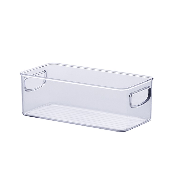 Organizador Multiuso Diamond 23x11x8cm Transparente em Acrílico Ótimo para Organizar Despensa Lavanderia Geladeira Armários e afins