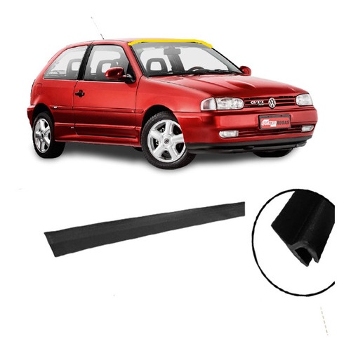 Friso Superior Borracha Parabrisa Gol Parati Saveiro Bola em Oferta na Shopee