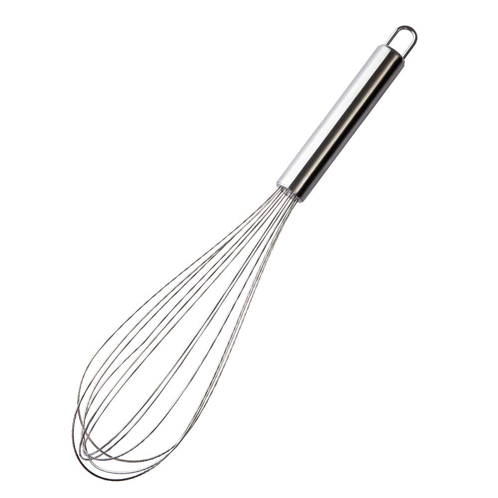 Batedor De Ovo Massas 29cm De Aço Inox Manual Mixer Profissional Multiuso Para Cozinha 6 fios Utensilio De Cozinha
